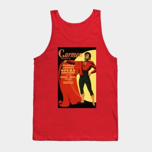 Carmen Opera Poster by Cuyahoga County Opera Tank Top